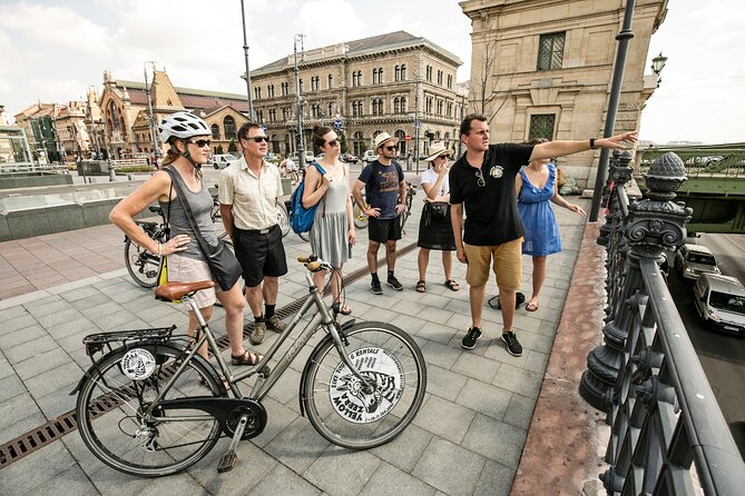 Budapest Bike Tour - Szabadság tér: Soviet memorial views and Art Nouveau surrounds