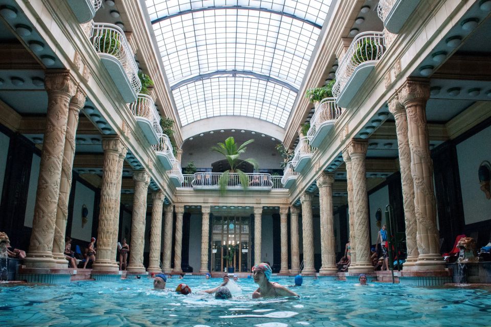 Budapest: Full-Day Gellért Spa Ticket - The Art Nouveau main hall and the glass-roof calm