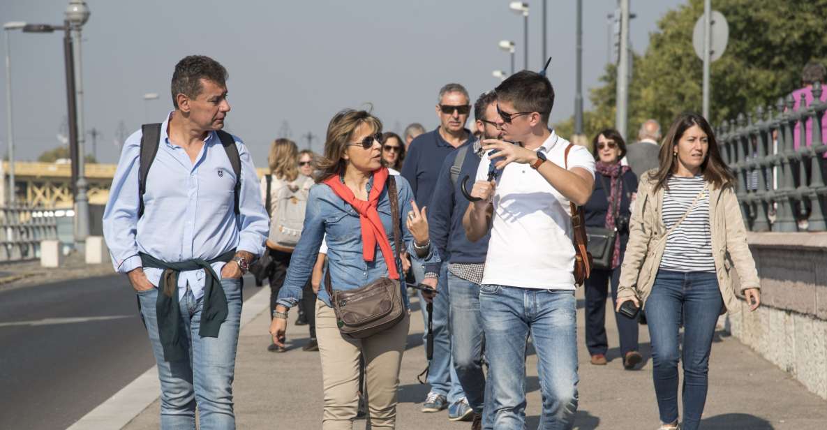 Budapest: Guided Walking Tour of Pest - Chain Bridge and the Danube Bank: your classic Budapest photo line