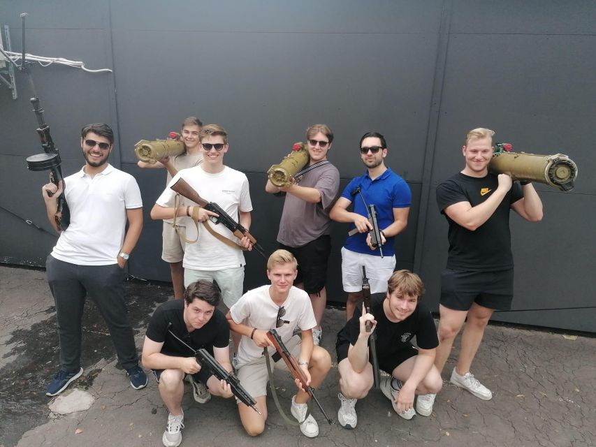 Budapest: Hollywood Gun Range Shooting Package - What you actually shoot: the “Hollywood” lineup and round counts