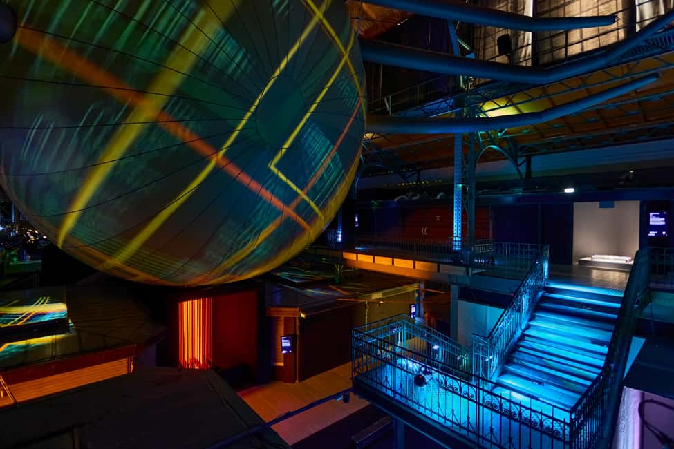 Budapest: Light Art Museum - Immersive New Media Experience - The layout: from market hall to light-art rooms