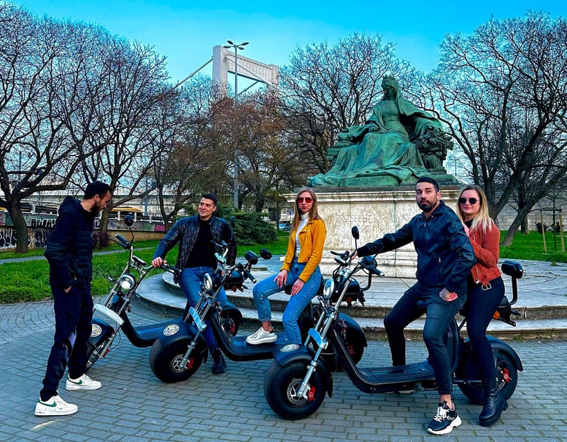 Budapest: Monster Bike Roller Guided City Tour - Buda Castle area: hills, viewpoints, and photo time