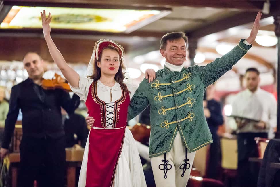 Budapest: New Year's Eve Party Cruise with Food & Live Show - Rajkó Ensemble live show and the after-midnight DJ