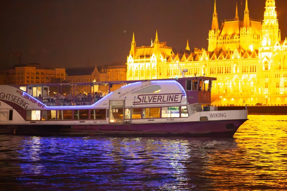 Budapest: Unlimited Prosecco and Wine Sightseeing Cruise - Food, Shots, and the Reusable Cup Souvenir