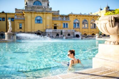 Entrance to Szechenyi Spa in Budapest - One day inside: what you can actually do at Szechenyi