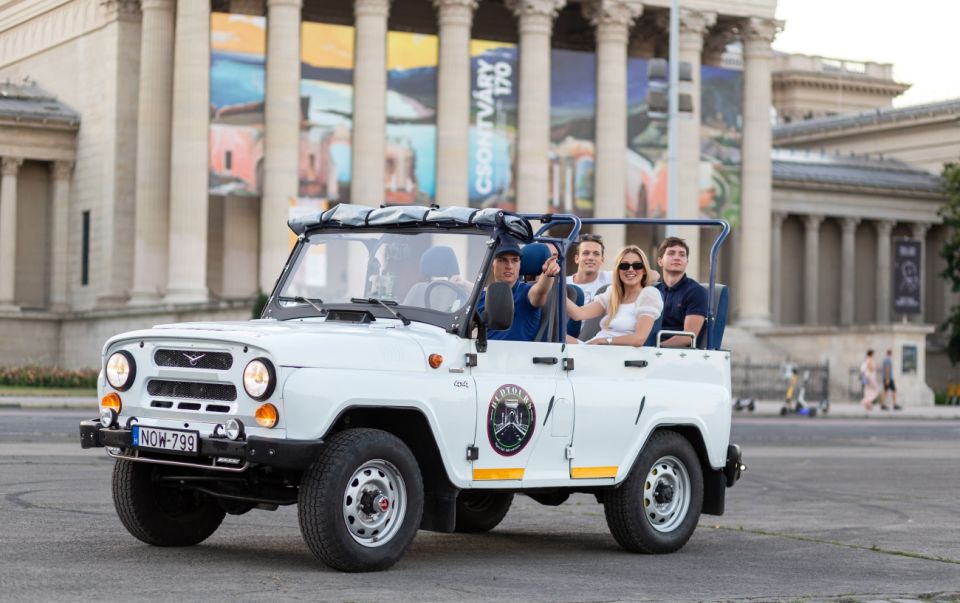 Iconic Budapest tour with Classic Russian Jeep and G-Wagon - A route that makes sense: Buda viewpoints, then Pest monuments