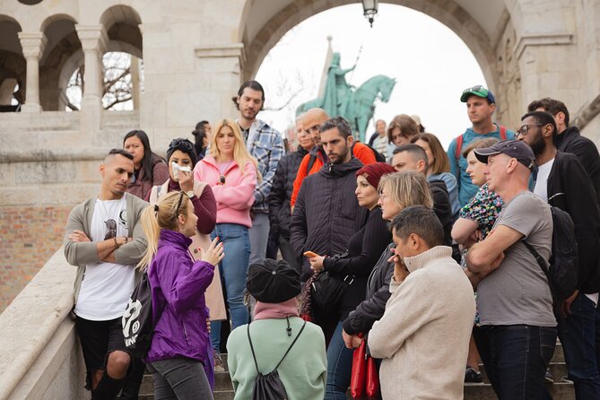Walking tour in the Buda Castle incl. Fisherman's Bastion - Stop 2: St Stephen statue, the founder moment